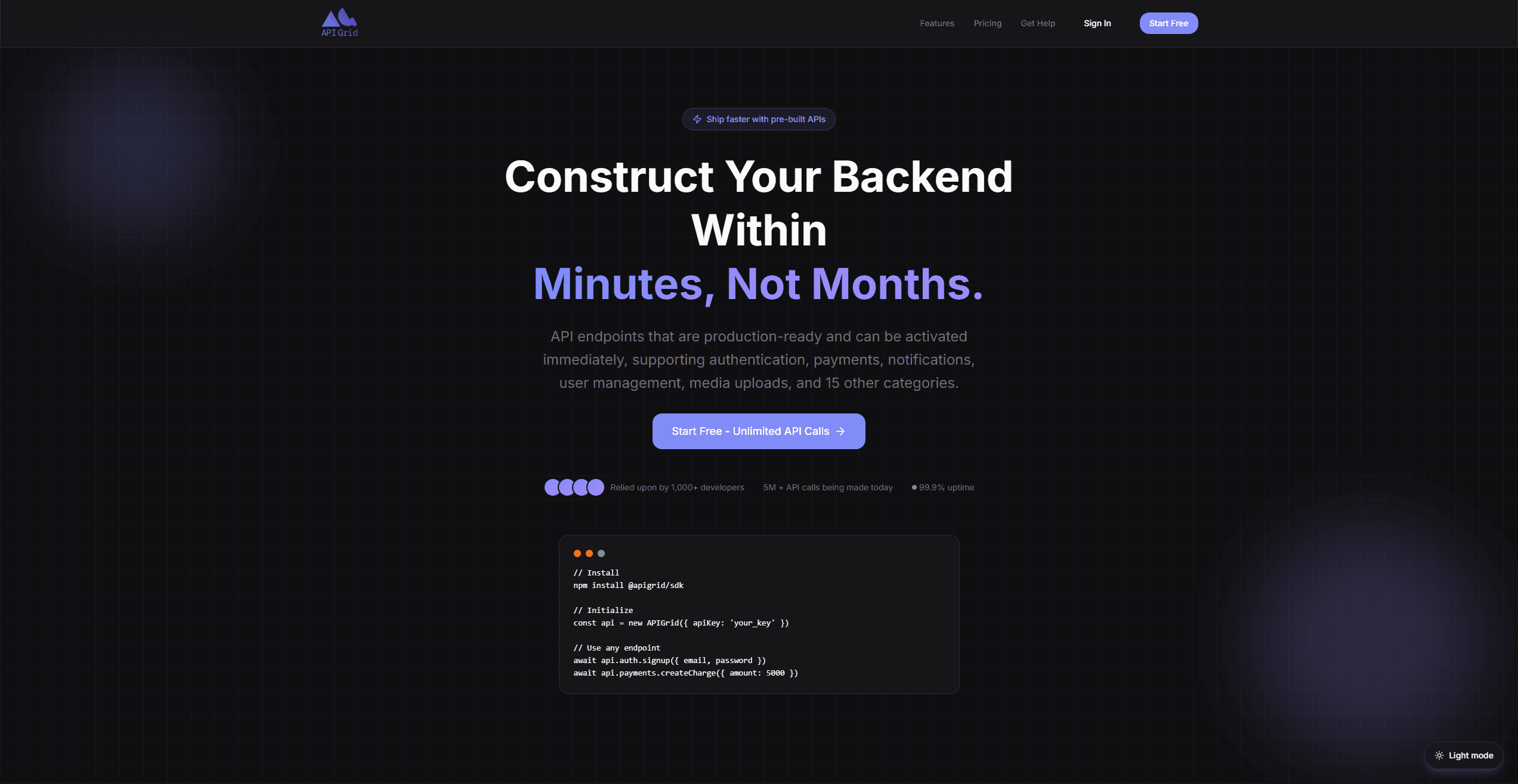 API Grid